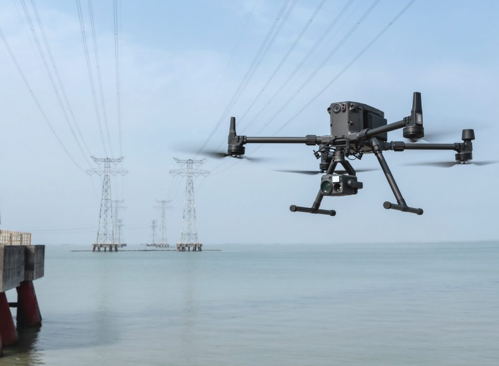 Vant fazendo mapeamento aéreo 