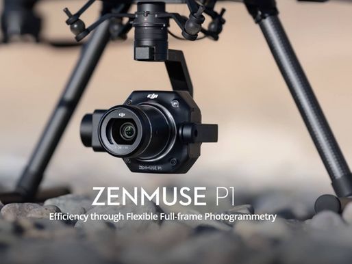 Zenmuse P1: topografia com drones com qualidade máxima.