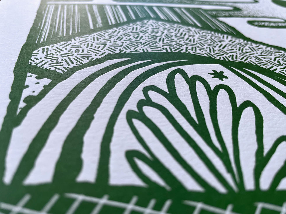 Thumbnail: Witnessing Growth Letterpress Print - 14"x11" AP