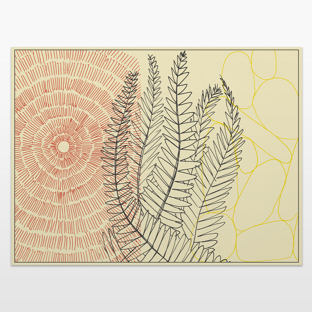 Sun Plant Rocks Screen Print - 12"x9" Edition of 100