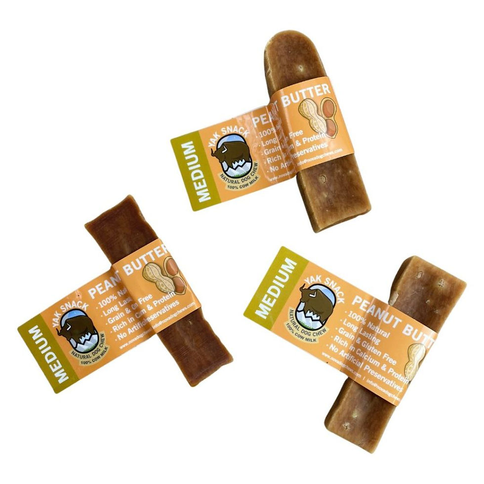 Nova Peanut Butter Yak Snack Medium (70g - 75g) (12cm - 14cm)