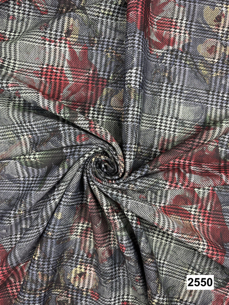 Punto Milano di Viscosa in Fantasia tessuto