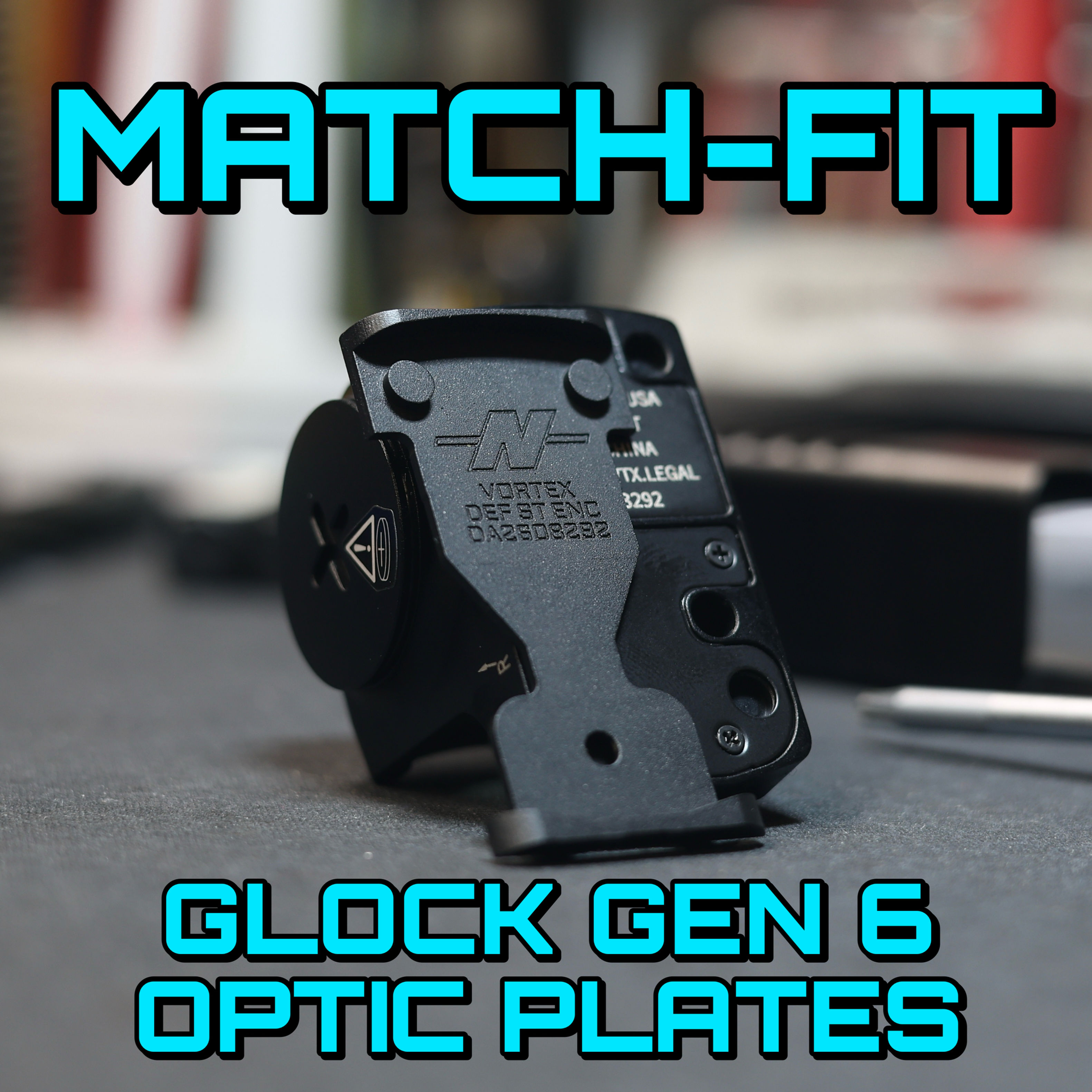 Glock Gen 6 Match-Fit Optic Adapter Plates | Nameless Armament