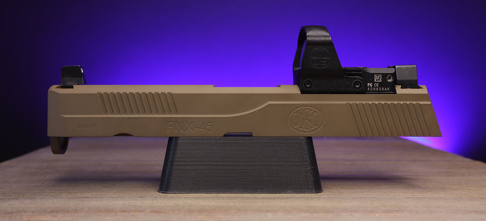 A match-fit slide and optic.