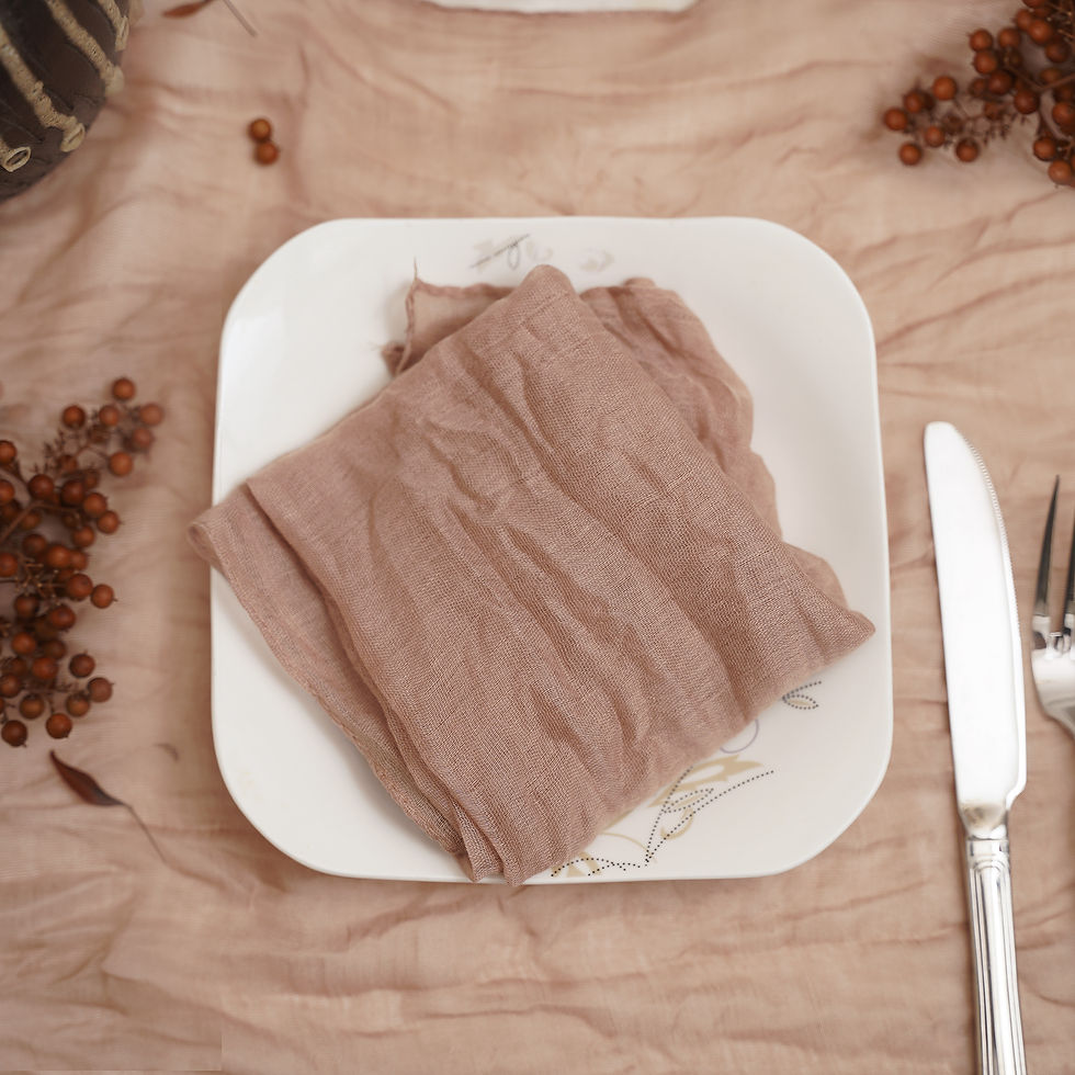 Thumbnail: Washable Boho Cheesecloth Napkins