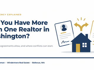 Can you have more than one realtor in Washington buyer agency graphic