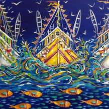 Seas the Day | Acrylic | 36 x 48