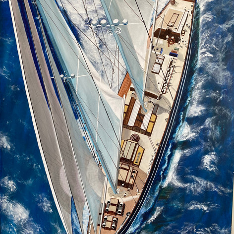 Deep Blue | Acrylic | 40 x 30