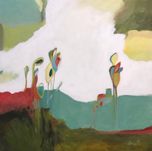 Seeds of Life | Acrylic Mixed Media | 30 x 30