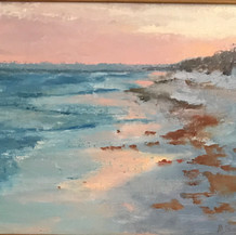 The Glow of the June Grasses at Sunset | Oil | 9 x 12