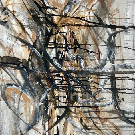 Draw The Line | Acrylic | 18 x 24