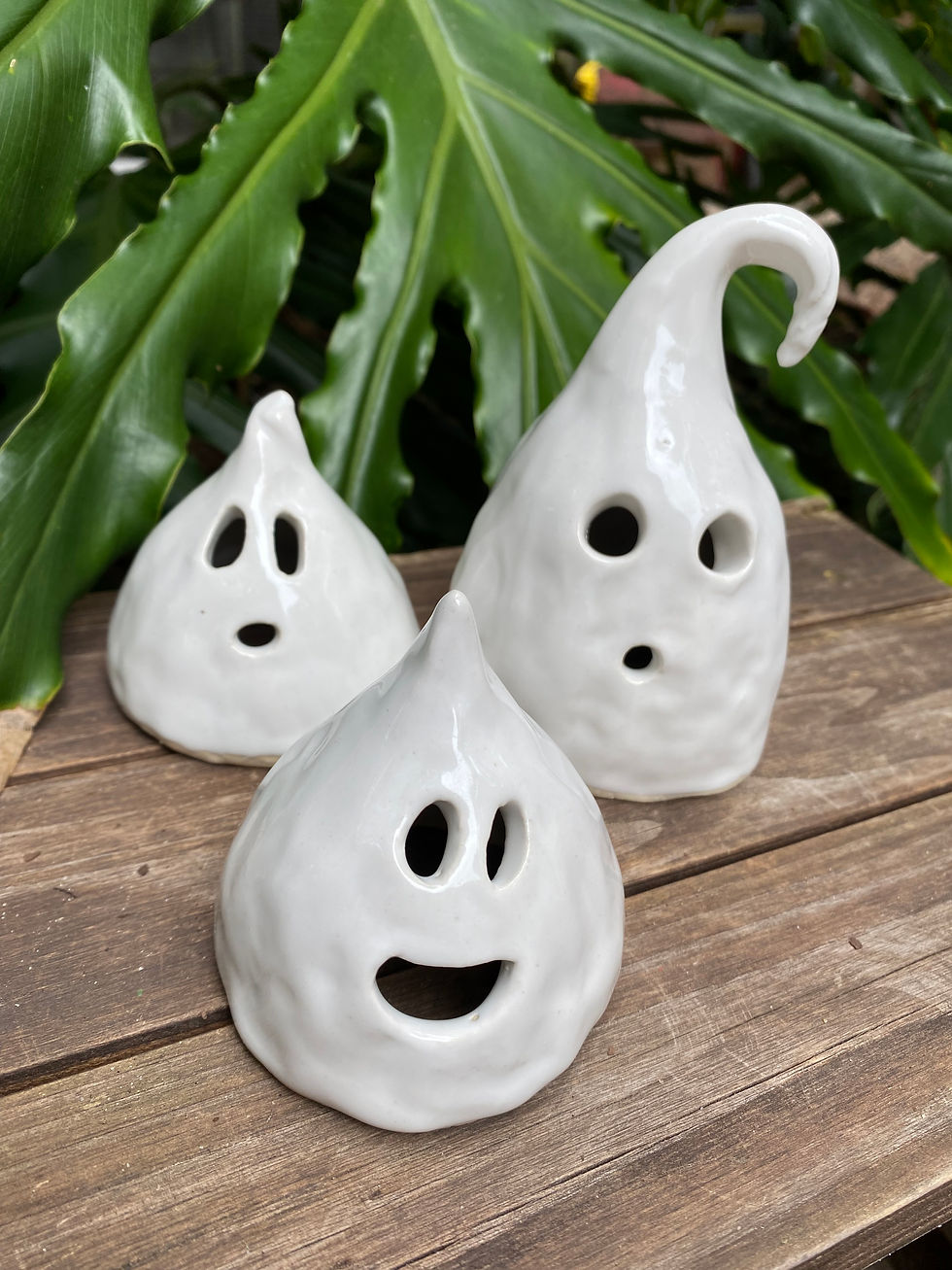 Ceramic Ghost Luminary Workshop with Jessica Batson 