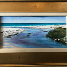 Camp Creek Meets the Gulf | Oil | 24 x 16