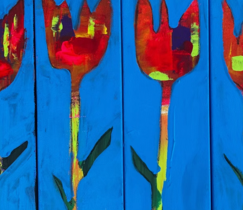 Distilled: An Artist Series — I Can (Paint) Myself Flowers: A Mixed Media Workshop with Renee Broxson