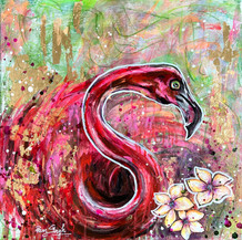 Joy Within | Mixed Media | 20" x 20"