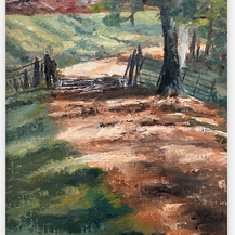 Cattle Guard | Pastel | 19" x 16"