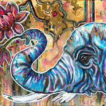 Majestic Dreams | Mixed Media | 18" x 24"