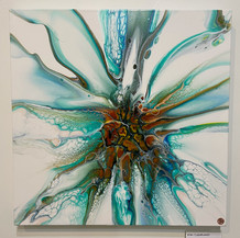 Sea Bloom II | Acrylic | 20 x 20