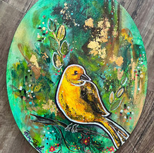 Horizons | Mixed Media | 14" Oval