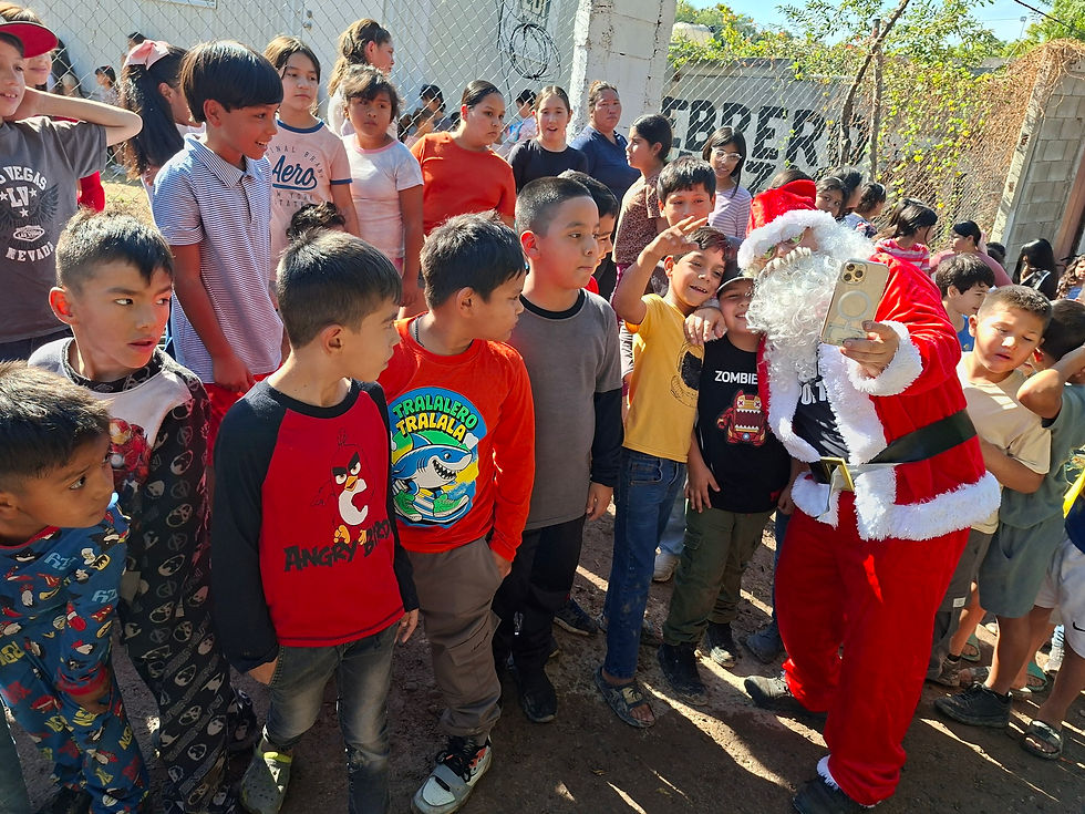 Santa Claus no podía faltar.