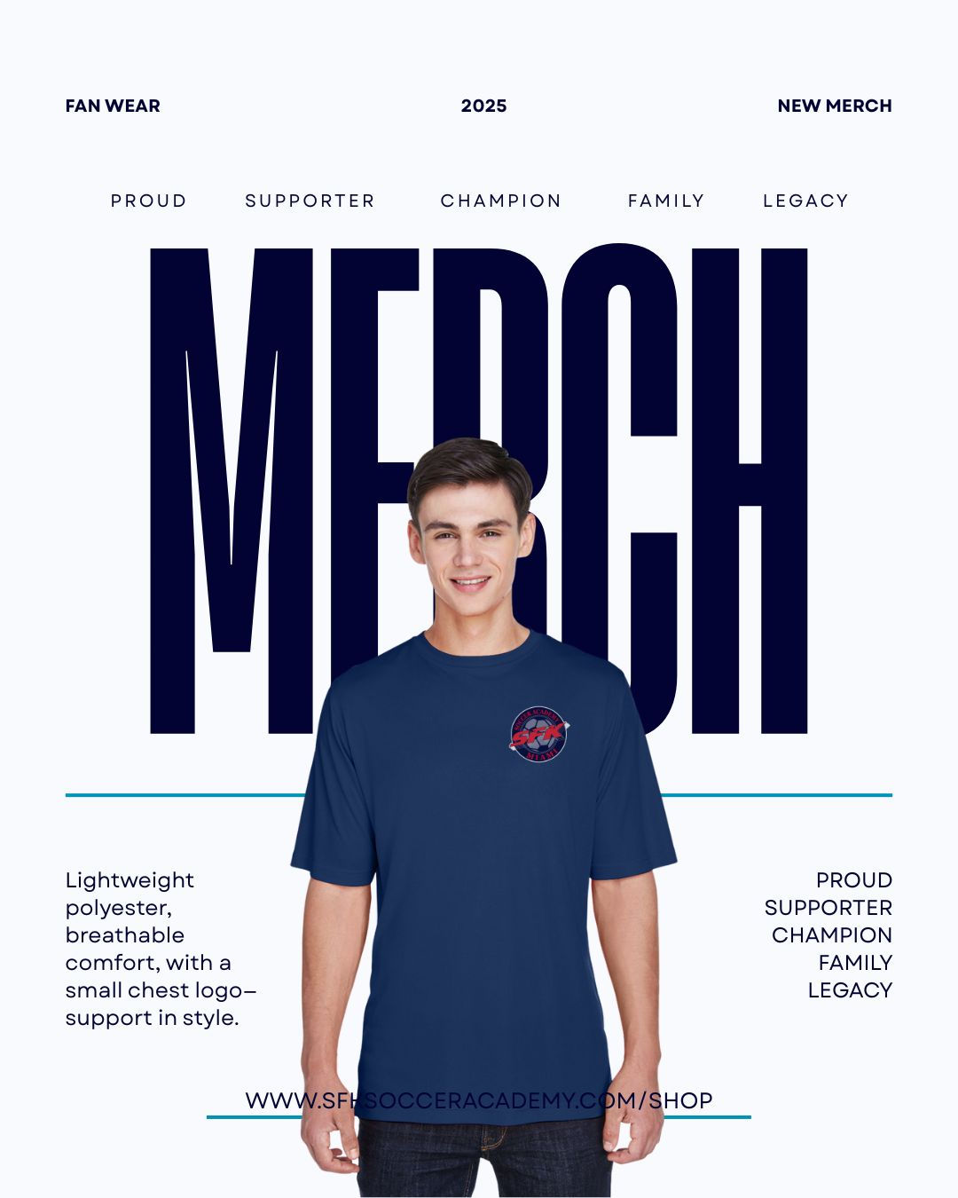 Men’s Navy Fan Wear Small Logo