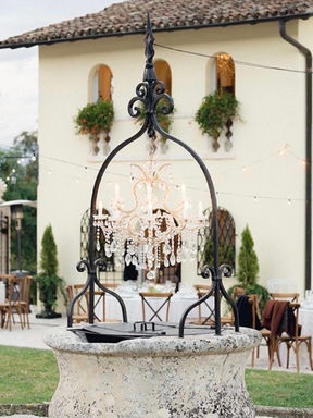 Decorated well