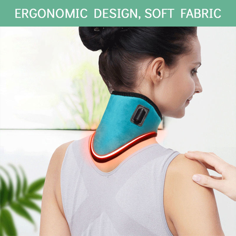 Thumbnail: Electric Neck Brace Heated Neck Health Care Therapy Neck Pain Relief Neck Protec