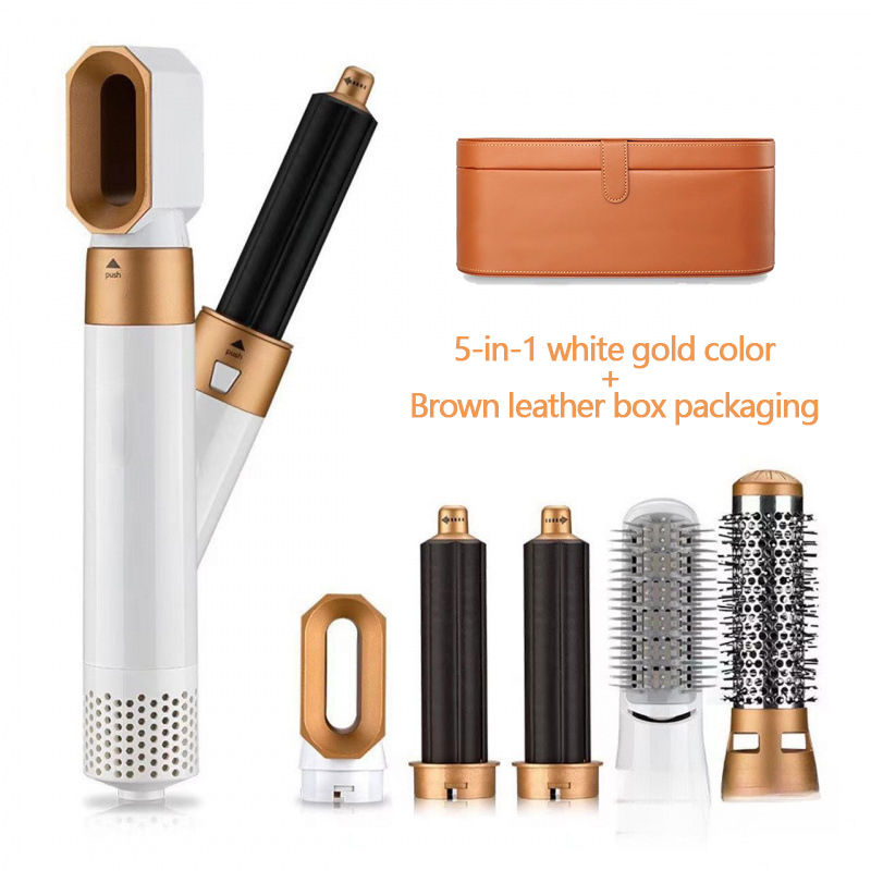 Thumbnail: Professional 5 in 1 Hair Dryer Hot Air Comb Curler For Dyson Airwrap Hair Dryer 