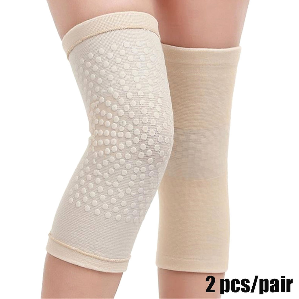 Thumbnail: Wormwood Knee Pads Self Heating Four Sided Elasticity To Keep Warm Old Cold Legs