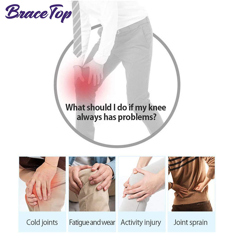 Thumbnail: Wormwood Knee Pads Self Heating Four Sided Elasticity To Keep Warm Old Cold Legs
