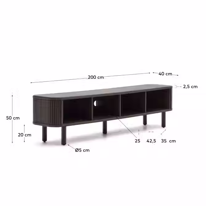 Miniatura: Mueble de TV Mailen 200cm