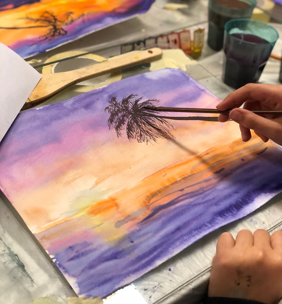 Kids online summer painting camp