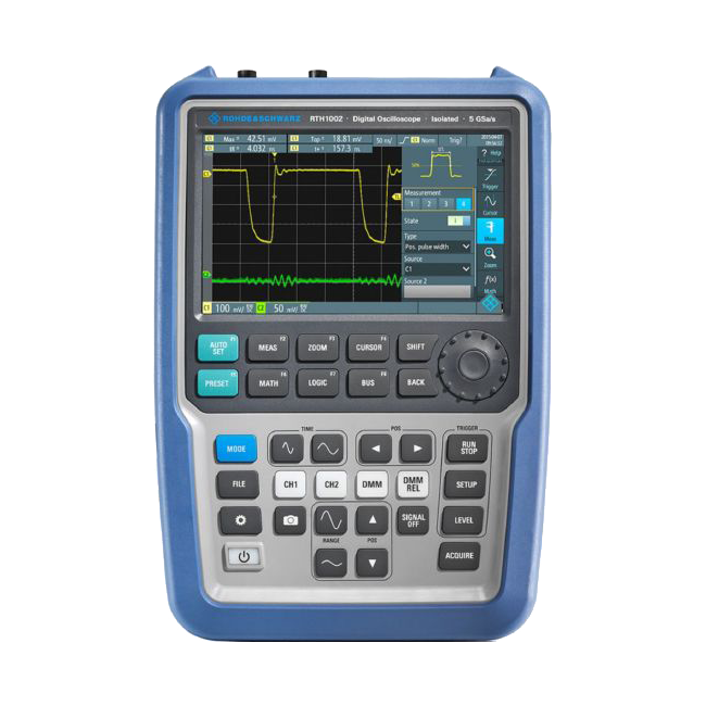 RTH 系列手持式隔離型示波器 (60MHz - 500MHz)