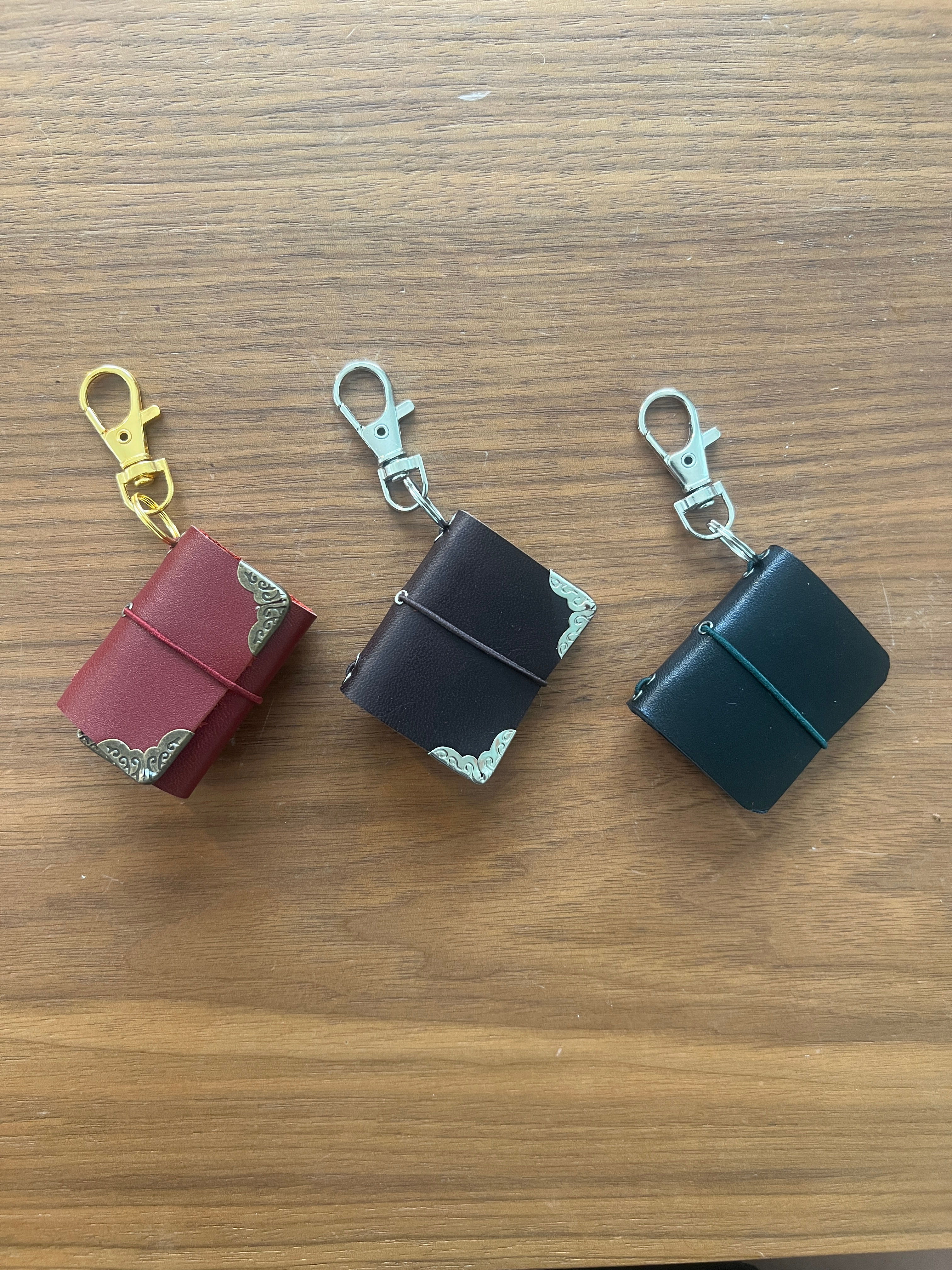 Mini Journal Keychain