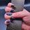 Miniature : Press On Nails  "Inspiration Gold Digger"