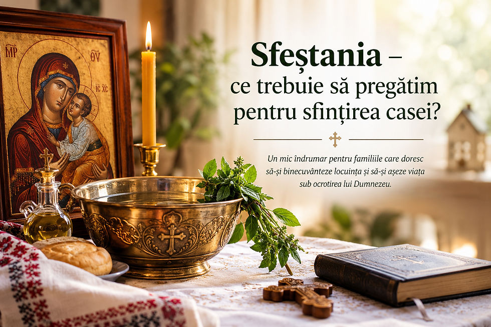 Sfeștania – ce trebuie să pregătim pentru sfințirea casei?