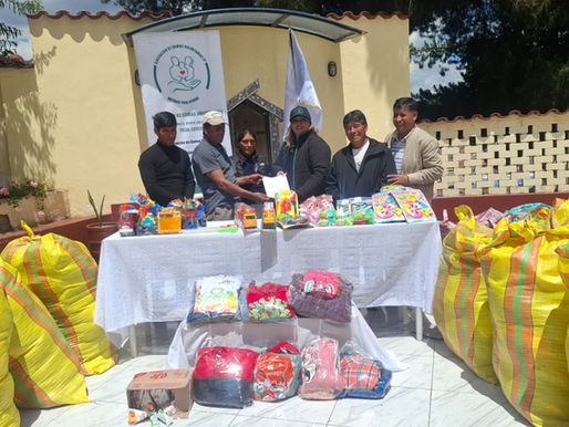 ENTREGA DE DONATIVO A LA COMUNIDAD CAMPESINA DE PANTIPATA