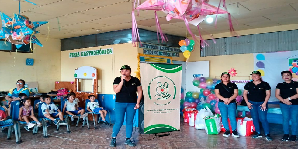 AGASAJO POR EL DÍA DEL NIÑO EN LA IEI N° 731 UBICADO EN LA CALLE 06 DE OCTUBRE DISTRITO DE BELÉN DEPARTAMENTO DE LORETO