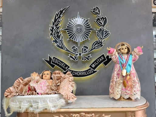 IMAGEN DEL DIVINO NIÑO JESÚS VISITA LA ESCUELA MILITAR DE CHORRILLOS “CRL FRANCISCO BOLGNESI” EN EL CUERTO DÍA DE LA NOVENA DEL DIVINO NIÑO