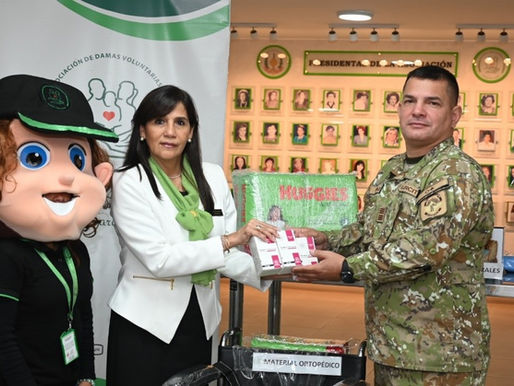 ASOCIACIÓN DE DAMAS VOLUNTARIAS EP REALIZA DONACIÓN A LAS UNIDADES DEL EJÉRCITO