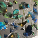 Plumes de Kâ avec des plumes bleues et vertes