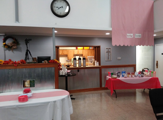 Sundae Funday all set up and ready for serving