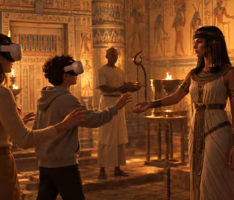 Cléopâtre traverse les siècles en réalité virtuelle à Lyon