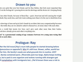 Drawn to you: Prologue: Ray