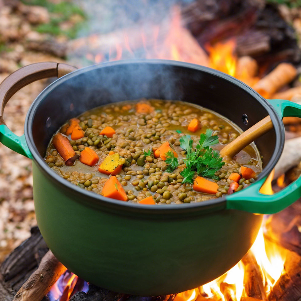 Your carrot chunks should definitely look way tinier than that, but it does make me hungry so we'll take this made AI image for inspiration, yeah?