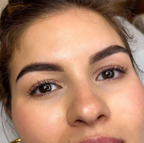 avant/après Sourcils poudrés / powderbrows