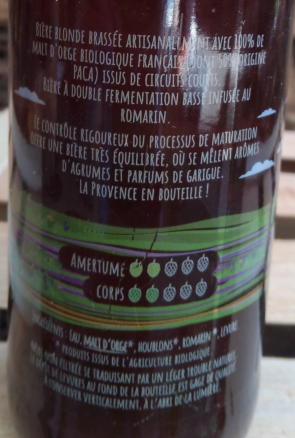 Miniature : Biere au Romarin biologique brassée en Provence "La Cig'"