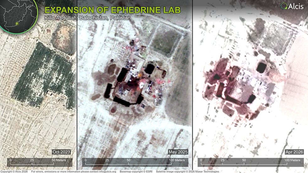 Figure 32: Many of these ephedrine laboratories are substantial in size and expanded further in 2026.