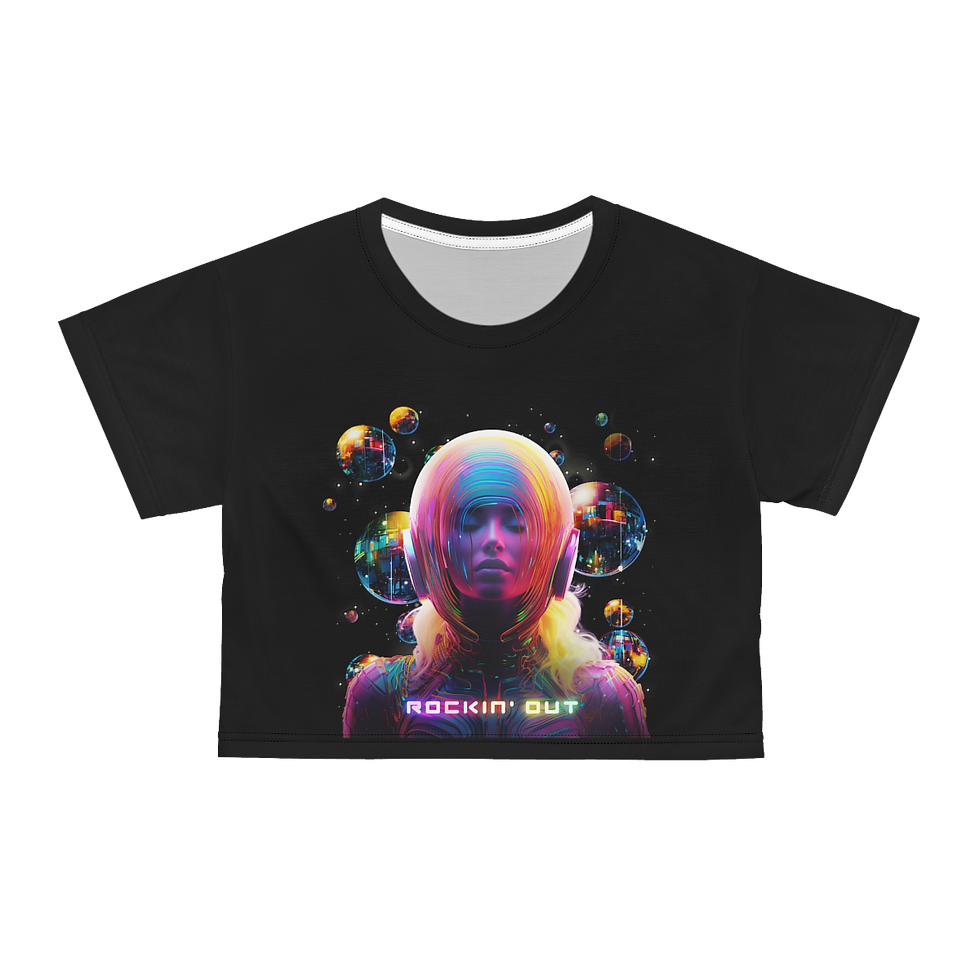 Thumbnail: ROCKIN' OUT Crop Top Tee