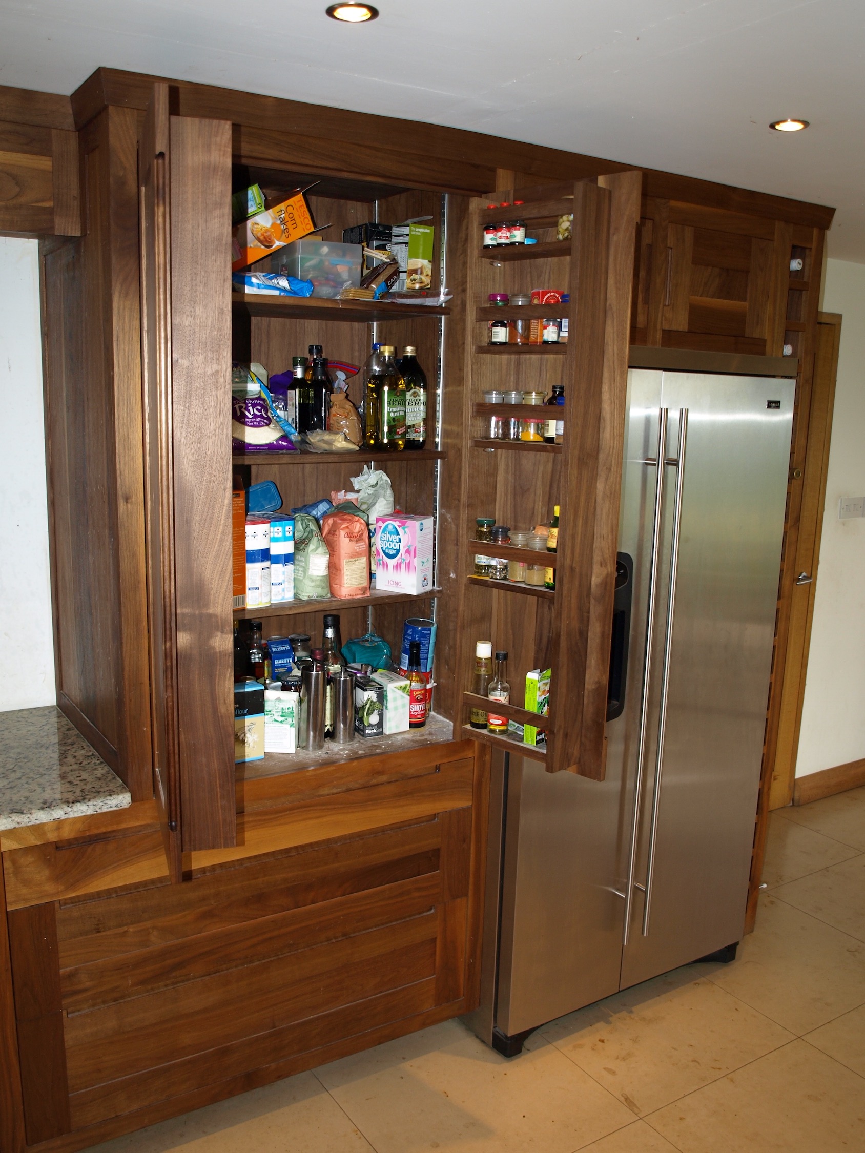 Contemporary Walnut Larder
